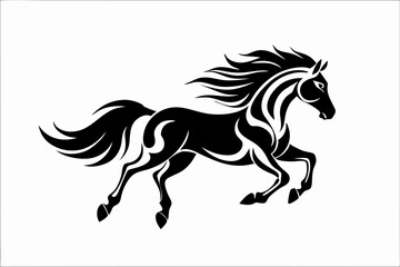 Dynamic Horse Silhouette Design