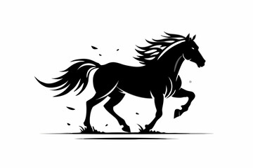 Dynamic Horse Silhouette Design