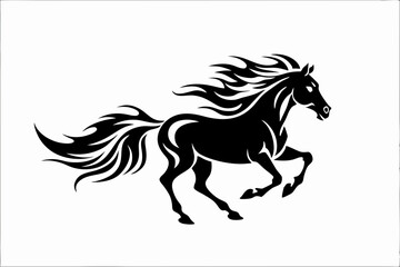 Dynamic Horse Silhouette Design