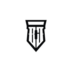 BJ monogram logo design letter text name symbol monochrome logotype alphabet character simple logo