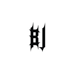 BJ monogram logo design letter text name symbol monochrome logotype alphabet character simple logo