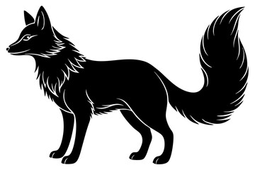 Cunning Fox Silhouette Design