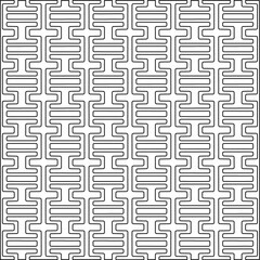 Abstract shapes from lines. Vector graphics for design, prints, decoration, cover, textile, digital wallpaper, web background, wrapping paper, clothing, fabric, packaging, cards