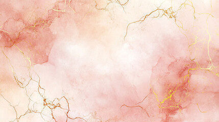 Obraz premium Soft pink and gold abstract background with gentle swirls and textures for design purposes