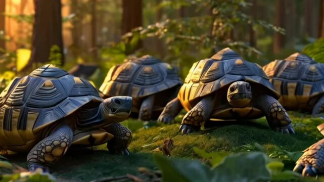 turtle in the park