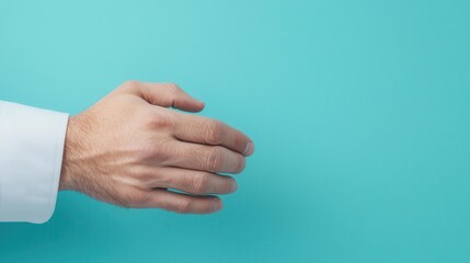 Closeup of a hand with a pulse oximeter attached, oxygen level monitoring