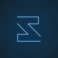 Logo and wallpaper design with English letters