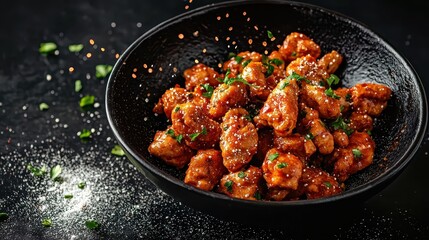 Fototapeta premium Delicious Indian Butter Chicken in Isolated Bowl