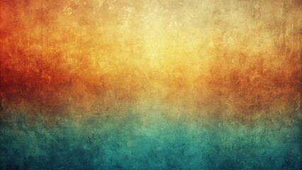 Vintage grainy texture with warm to cool gradient