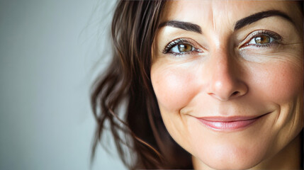 Fototapeta premium Mature Woman with Confident Smile