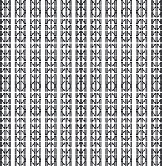 Texture in the form of vertical patterns with angular lines or shapes