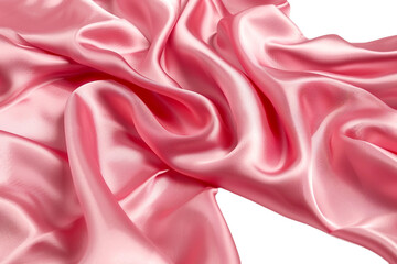 Obraz premium Stylish satin fabric ideal for home decor and accessories isolated on transparent background