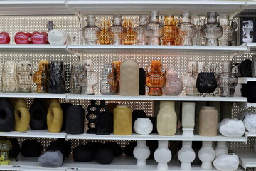 New dishes are sold in a hardware store in Israel.