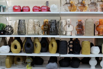 New dishes are sold in a hardware store in Israel.