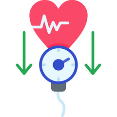 Low Blood Pressure Icon
