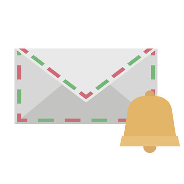 ICON busta da lettere religione invio posta natale e babbo natale fondo trasparente isolato