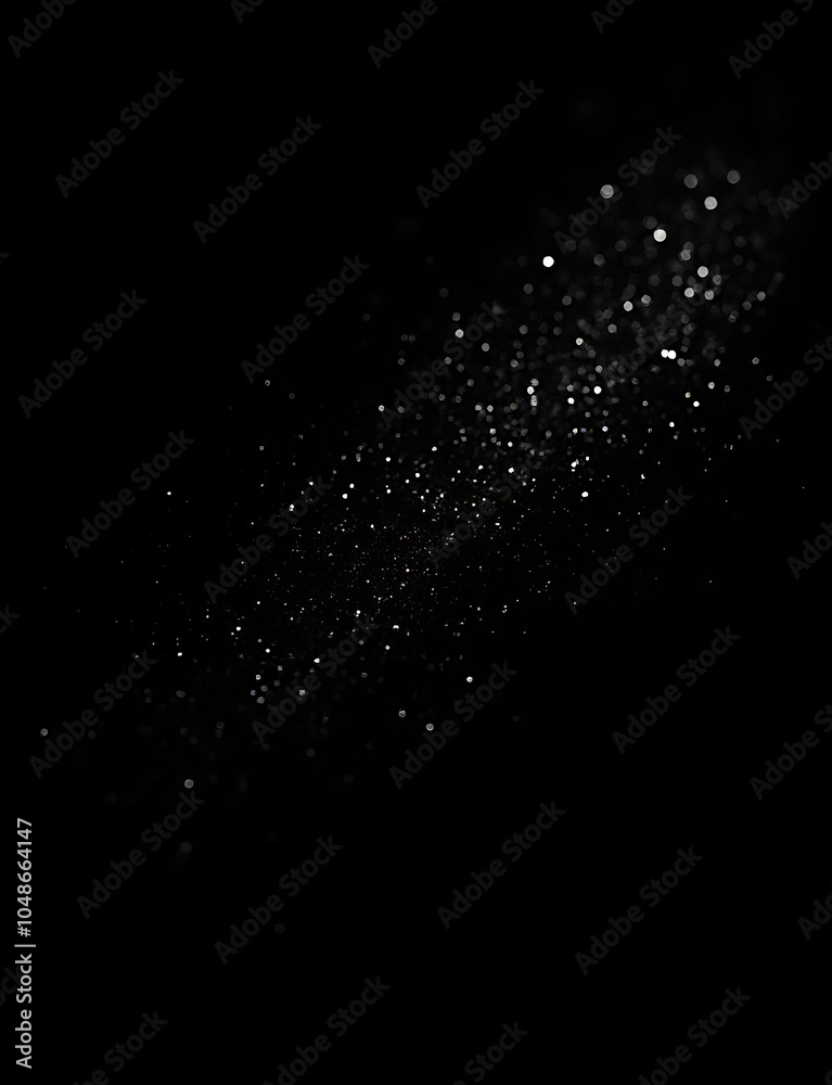 Aufkleber Design a subtle glitter gradient on a black background for added visual sparkle.