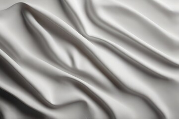 Obraz premium White satin silk texture wrinkled background