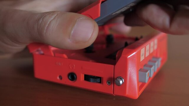 put cassette from walkman 4k