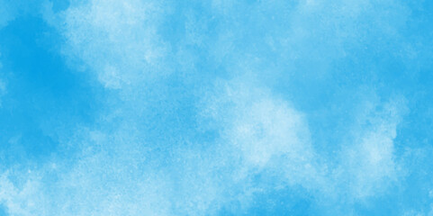 Abstract Blue Watercolor Background,Creative and painted cloudy sky blue watercolor background,Colorful gradient ink colors wet effect hand drawn canvas background wallpaper.