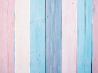Fototapeta premium soft, pastel-hued wooden background, gently weathered, inviting a sense of tranquility and simplicity, perfect for showcasing delicate designs or messages