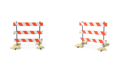 Construction safety barrier