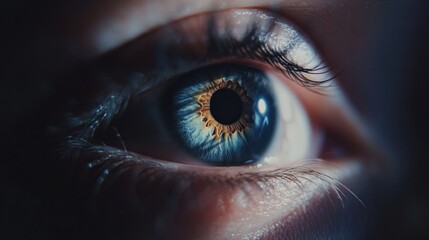 Fototapeta premium open eye in space