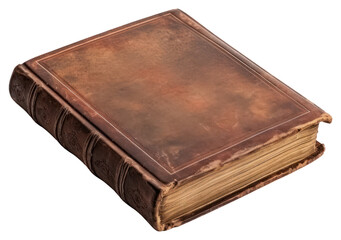 Obraz premium PNG Old book publication diary white background.