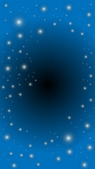 Abstract Blue bokeh defocus glitter blur background.vector illustrator eps10 for business finance and technology