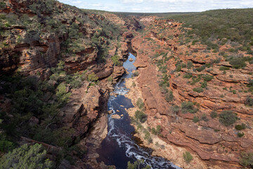 Kalbarri National Park, Western Australia. Gorges, River, Z-Bend, Natures Windows and Skywalks