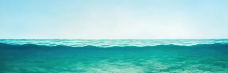 serene ocean waves on a clear day