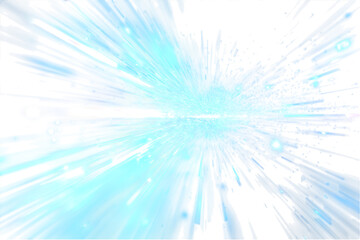 Abstract modern blue background, science, futuristic, energy technology concept, digital light rays, speed and motion blur over dark blue background