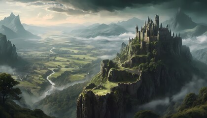 panorama of the mountains