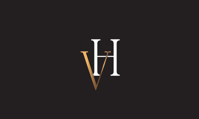 VH, HV, H, V Abstract Letters Logo Monogram