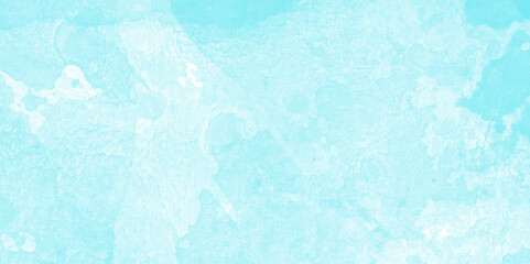 Obraz premium Blue color dust particles explosion cloud on white background minimal design and artistic watercolor splashes background. Wallpaper Created Using Artificial Intelligence 