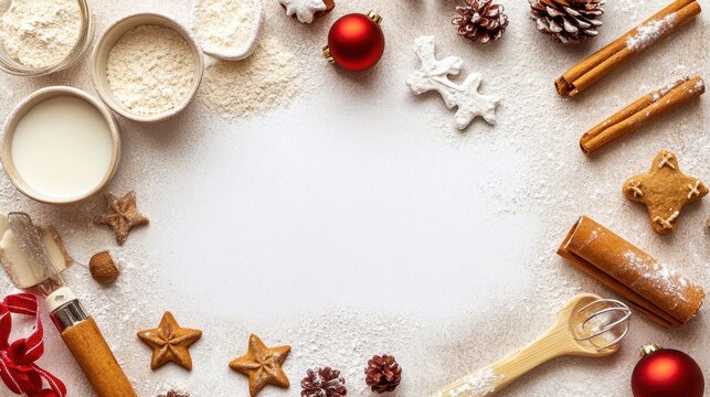 Festive Holiday Recipe Card Collection Layout