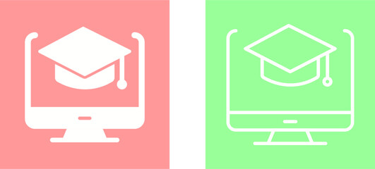Online Learning Vector Icon