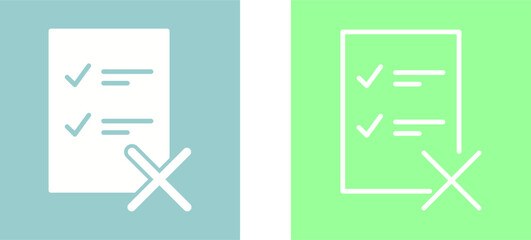 Fake List Vector Icon © Malik Grafix