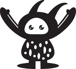 Funny Monster Character