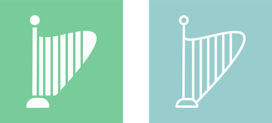 Harp Vector Icon