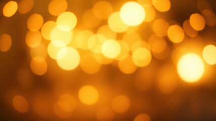 Obraz premium Abstract gold and brown bokeh background with blurred lights for design projects and digital art, digital art, creative, gold
