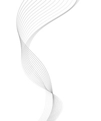 Abstract wave element for design. Digital frequency track equalizer. Stylized line art background.