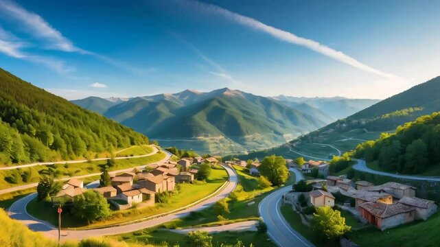 Amazing Racha mountain region of Georgia