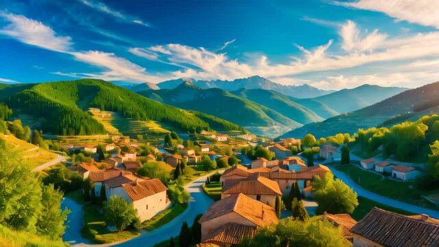 Amazing Racha mountain region of Georgia