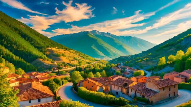 Amazing Racha mountain region of Georgia