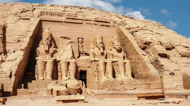 Temple of Ramses II at Abu Simbel, Egypt