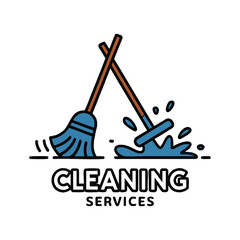Cleaning Vector Logo Design Eps File