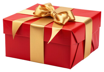 Obraz premium PNG Gift box ribbon red letterbox.