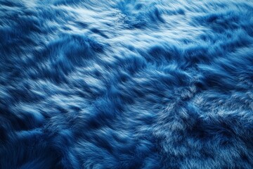 Obraz premium Soft Blue Fur Texture Background for Design