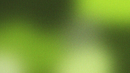 Green blur grainy background, dark abstract noise texture poster, banner header cover backdrop design